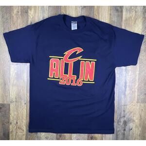 NBA Cleveland Cavs Cavaliers 2016 Championship ALL IN XL Champs LeBron James.
